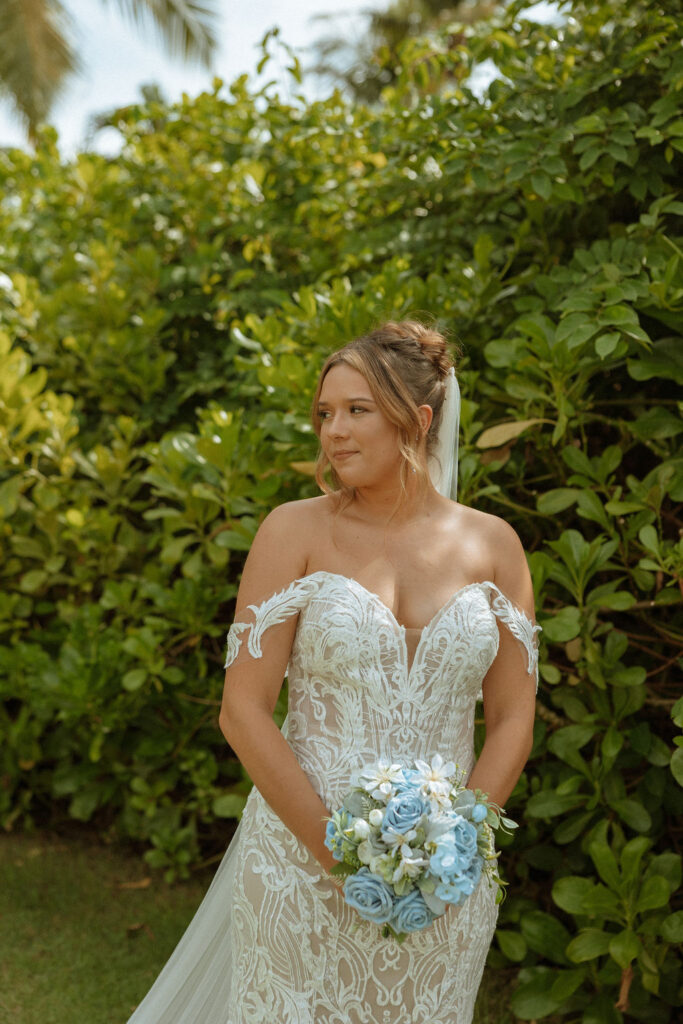 puerto rico wedding bride portrait