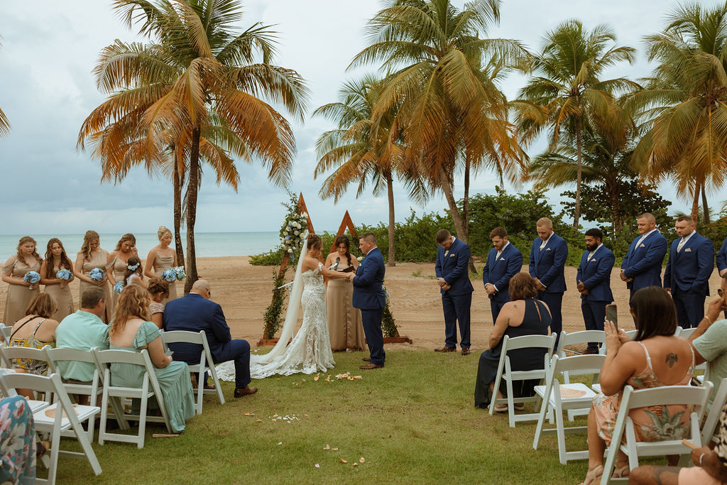 a puerto rico beach ceremony 